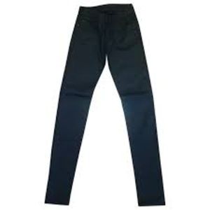 Comptoir Des Cotonniers black coated slim jeans 36